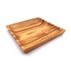 Plate 20 x 20 cm Square Olive wood serving plate