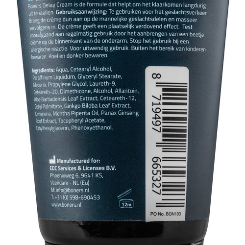 Boners - Orgasmusverzögerungscreme - 100 ml