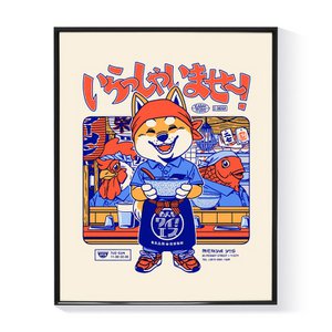 "Irasshaimase" Print - Format A4