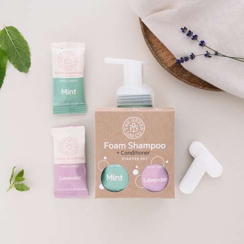Basic Starter Set Shampoo Tablets Mint and Lavender