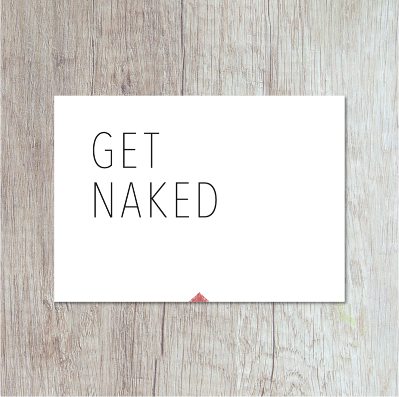 Postcard | Get naked