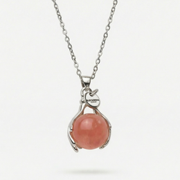 Collana di abbraccio in tormalina anguria.