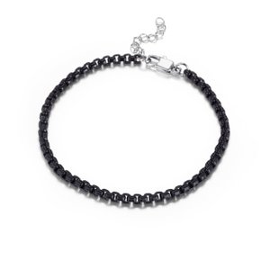 Black Stainless Steel Chain anklet
