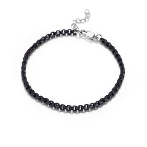 Black Stainless Steel Chain anklet