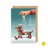 kerstkaart - snowdog