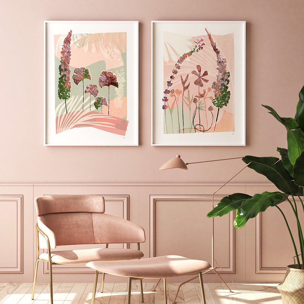 Serene botanische 1 Art Print