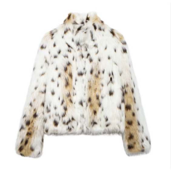 Winter Plush Coat Fashion Warm Thicken Fluffy Lapel Jacket Outwear Casual Long Sleeve Tops Womens Clothing