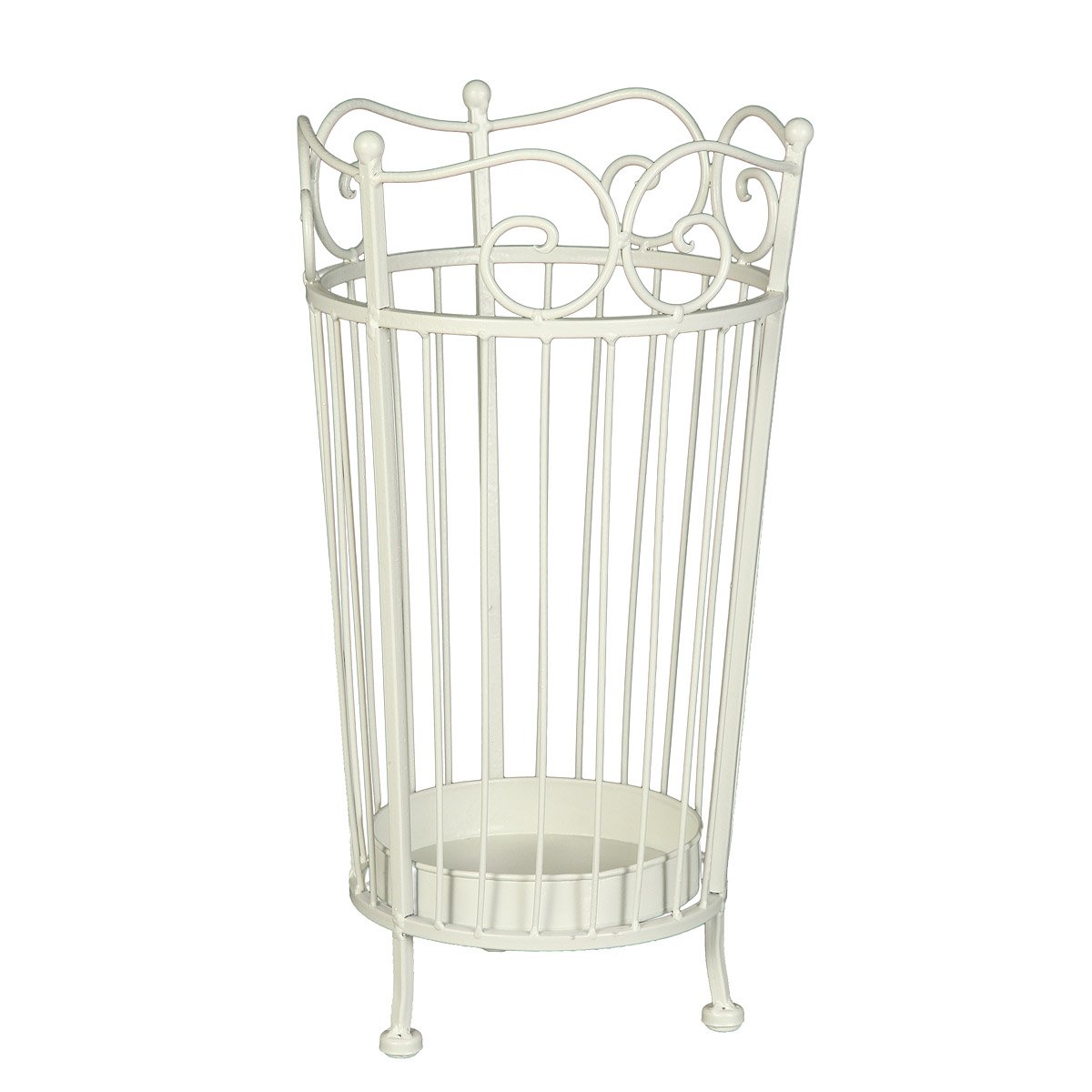 Umbrella stand - antique white