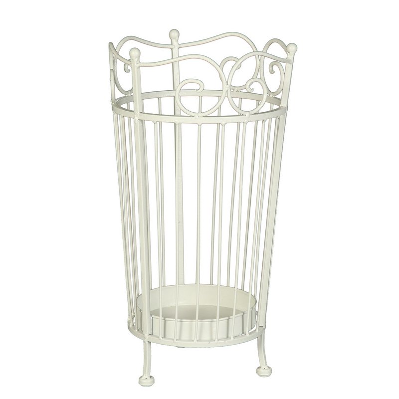 Umbrella stand - antique white