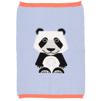 Panda gebreide deken