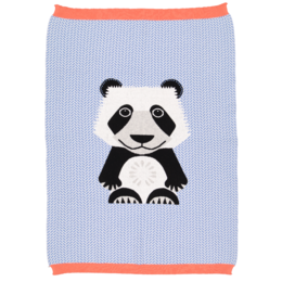 panda strik tæppe