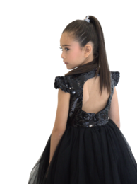 FIONA Ceremony dress Black - Size 130cm (7/8 years)