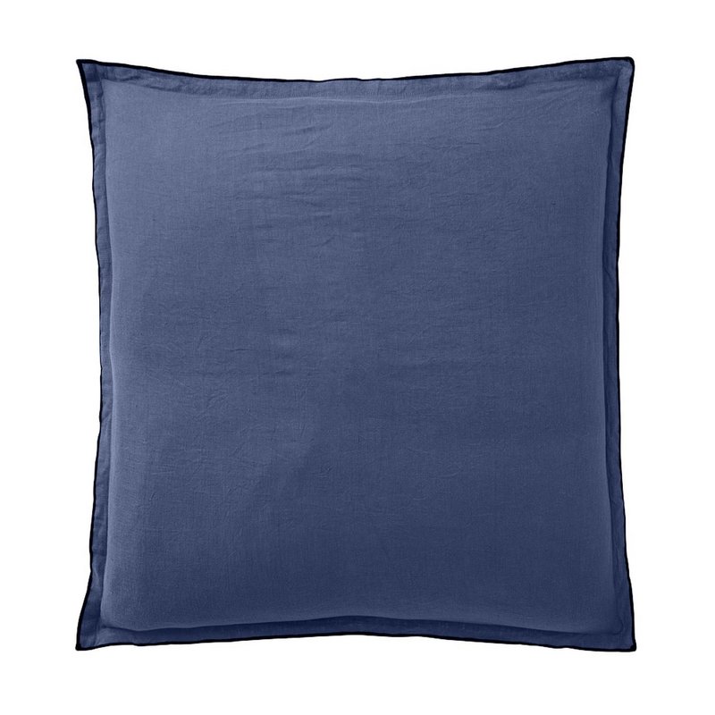 POSZEWKA 65X65CM 100% PRANA LNIANA KOBALTOWY