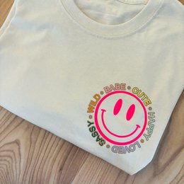 Camiseta Smiley - Mujer