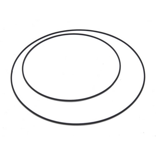 Metalring, 20 cm, sort
