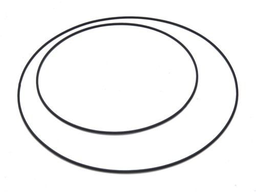 Metalring, 20 cm, sort