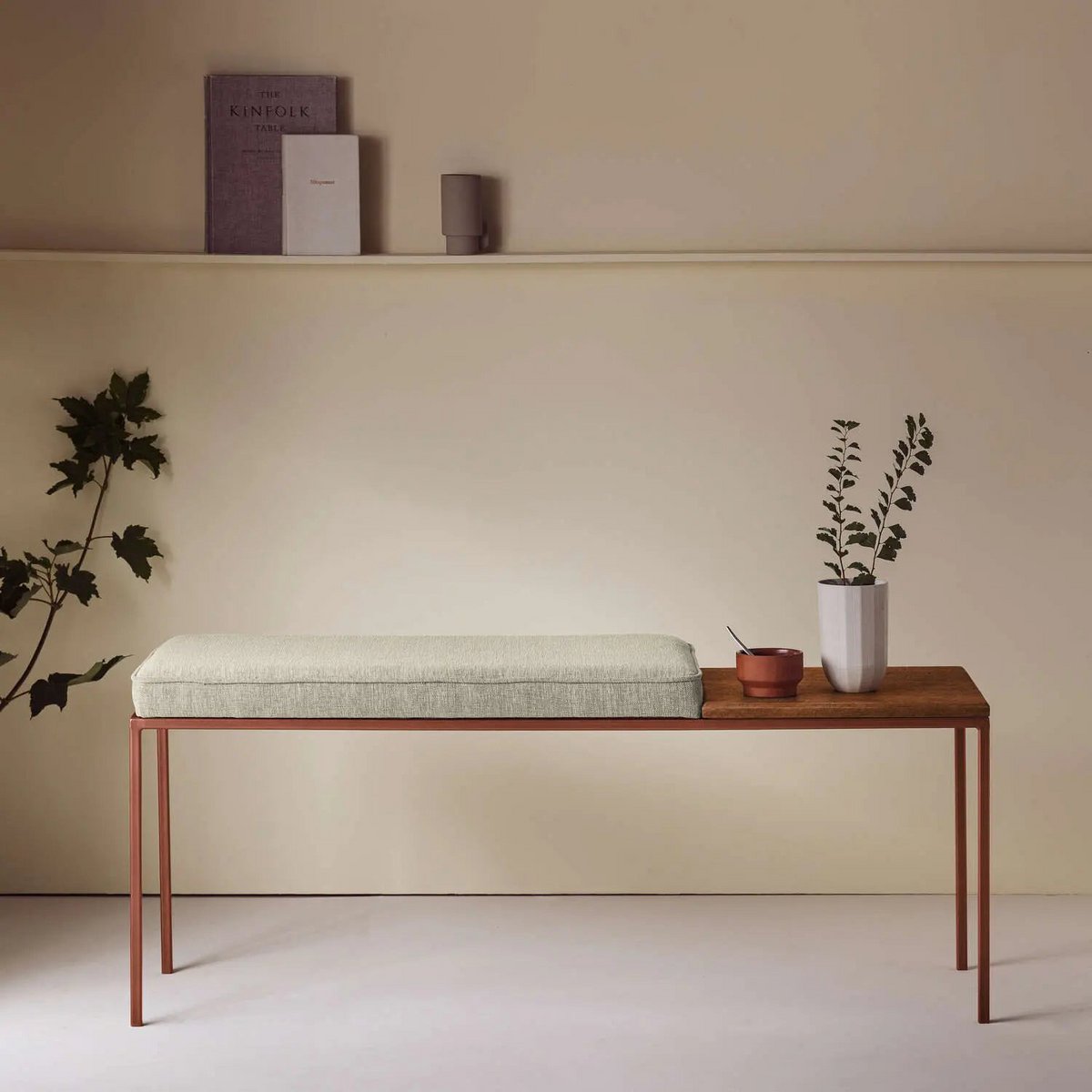 Alabaster Kupfer Buchenholz, Nussbaum Beizung