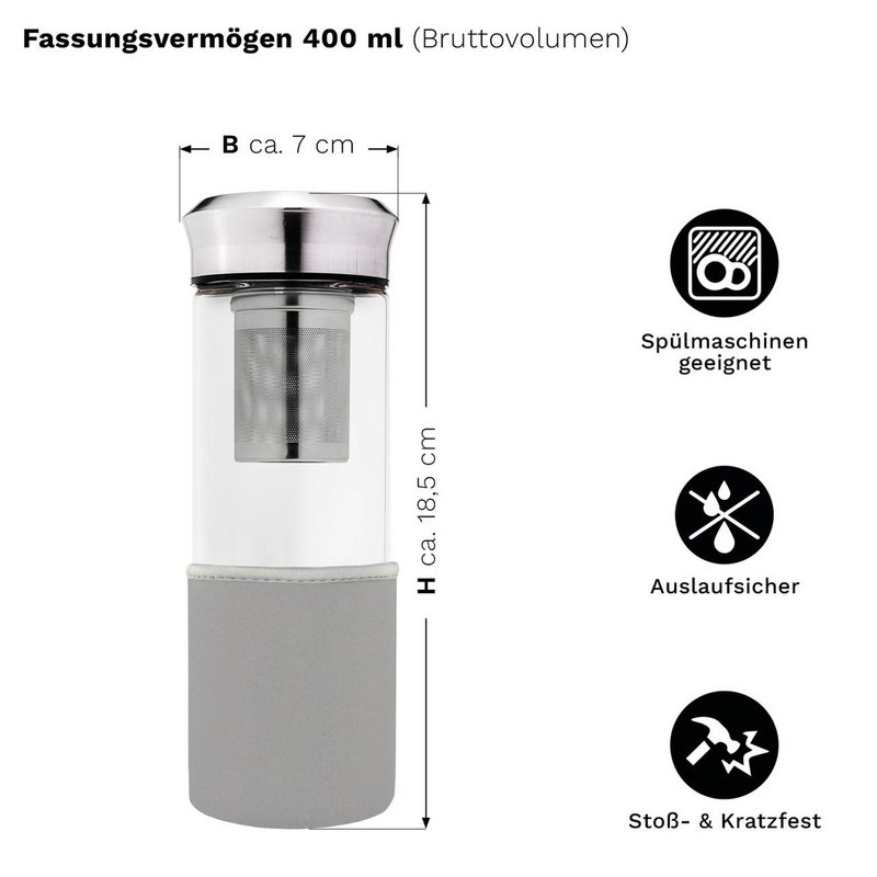 De laver Teamaker Grau 400ml