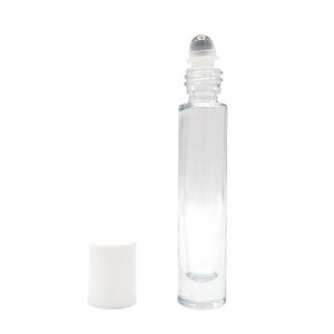 Roll -op in transparant glas en roestvrijstalen bal - 15 ml