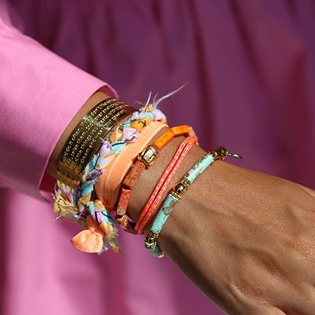 Bracelets set surf culture mint