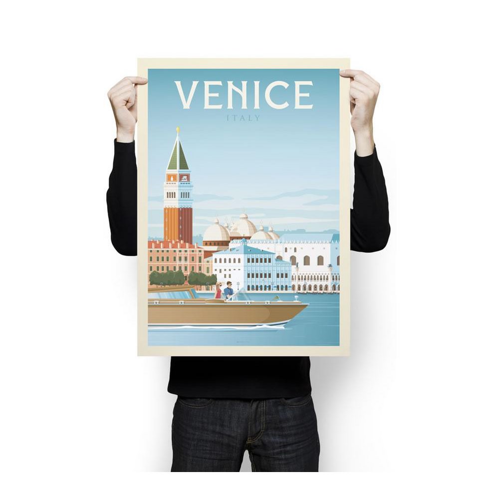 Vintage Venetië Poster | Premium poster City Venice Italië