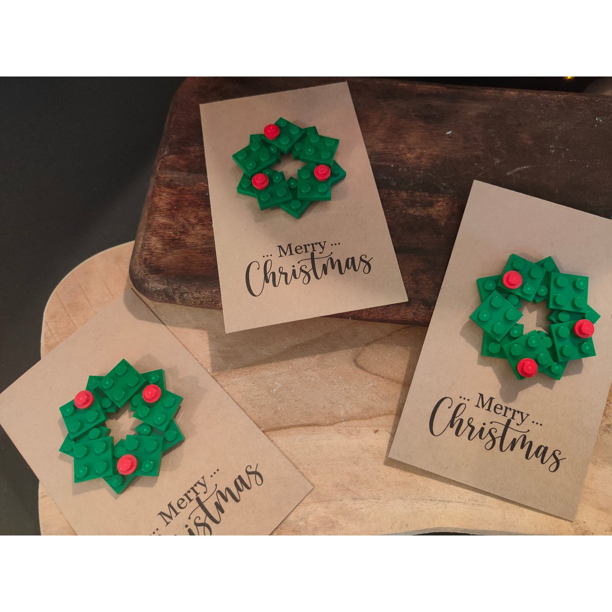 Lego Christmas Cards - Set of 3 - Collection 3 - Lego xmas cards - Christmas cards
