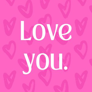 Forex Tile 10x10cm - Liebe dich. - %23101030008