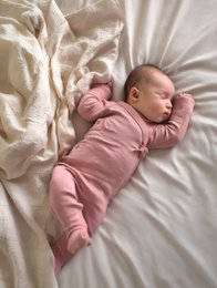 Woolen Boxacketing / Kruippacket - Merinol - Misty Rose