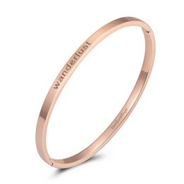 Jonc Wanderlust Rose Gold 4mm