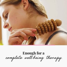 Houten Massager voor Rug Nek Schouder Body Massage Roller