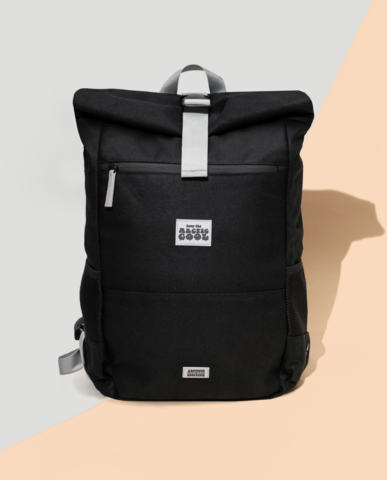 Polar Explorer - Waterproof Hemp Backpack Black