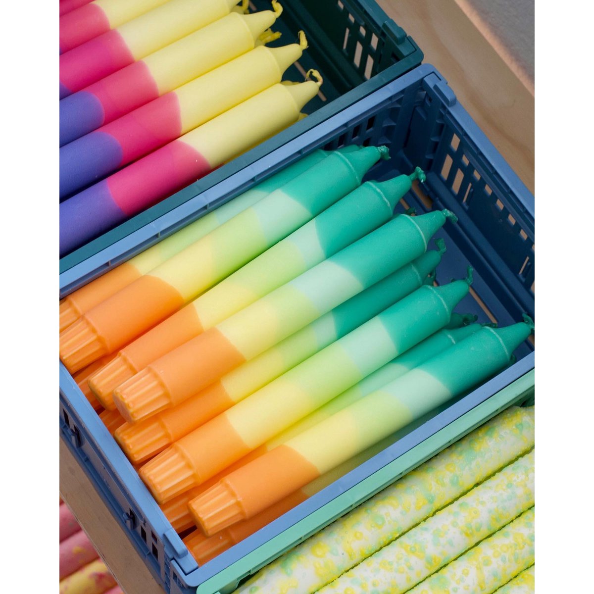 Taper candles- Summer vibes / Passion Fruit Colours