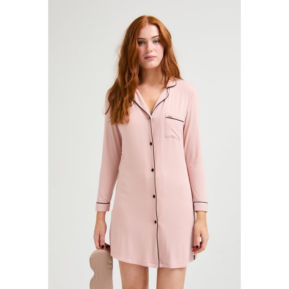 Caminata de bambú en rosa