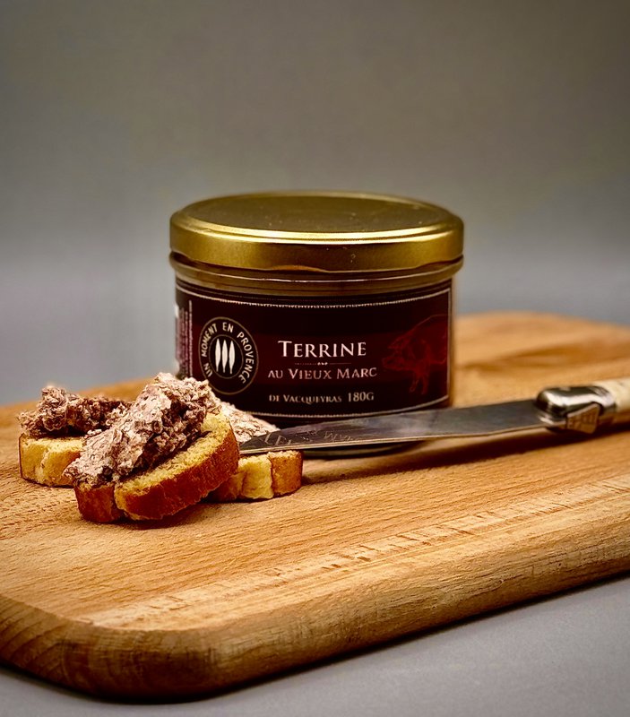 Terrine med Marc de Vacqueyras 180g - En aperitif af karakter 🍷