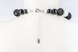 Collar Stephisimo "Bollywood", Blanco y Negro