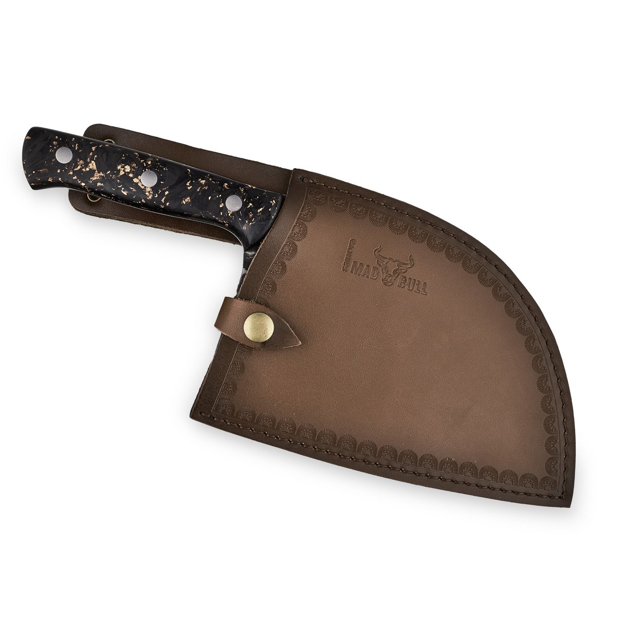 Samura Mad Bull Serbian Chef's Knife 180 mm, Marble Carbon Handle