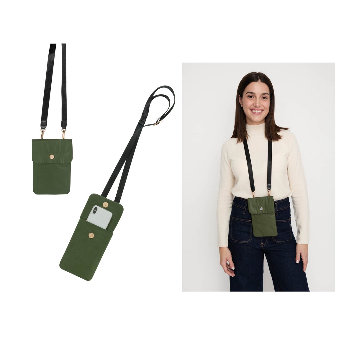 Funda impermeable para llevar el móvil "Botanical" | Clima M&P Outfit