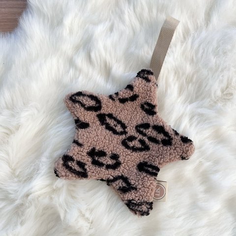Schnullertuch Stern - Leopard I