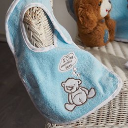 Set di poncho per bebè in cotone biologico Twin Bears