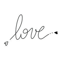 Tatuaje temporal: Corazón de amor