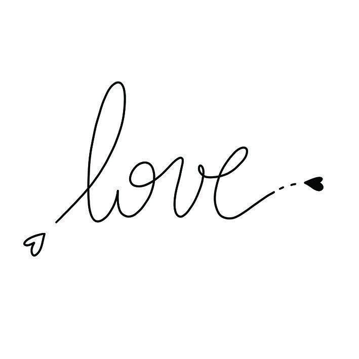 Tatuaje temporal: Corazón de amor