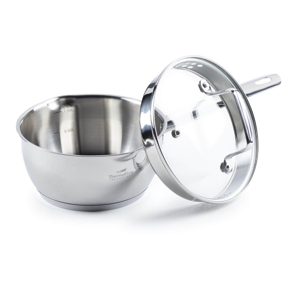 Pour & Cook Saucepan with glass lid - 16 cm