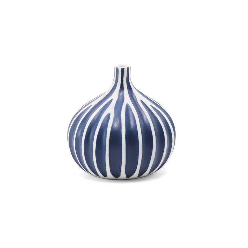 Congo Vase - Blue Stripes