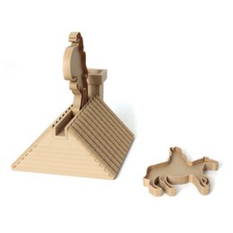 Roof with chimney and Sint and Piet plugs