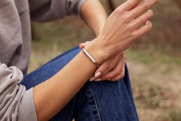 Self-defense Bracelet - Classic - Sand | Silver