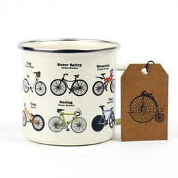 Republic Republic Mok Emaille - Mug di smalto - Bike