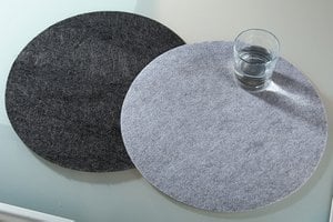 Filz Platzset rund VE 16