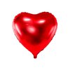 Folieballon hart rood - 45 centimeter