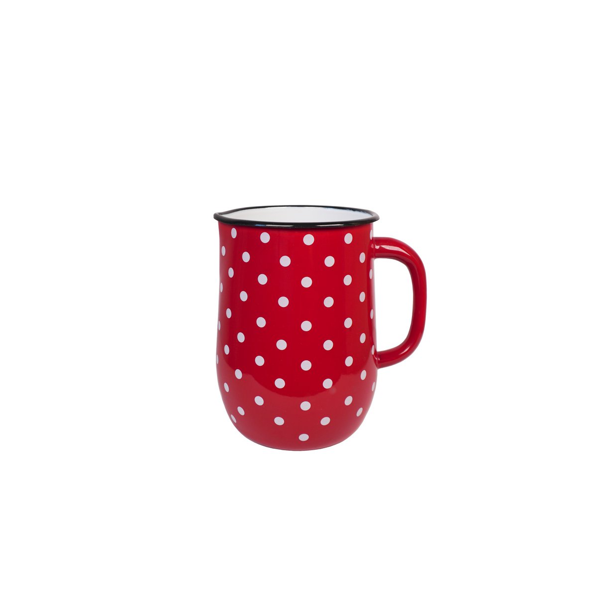 Emalje Jug Polka Dot Red 2,5L Isabelle Rose