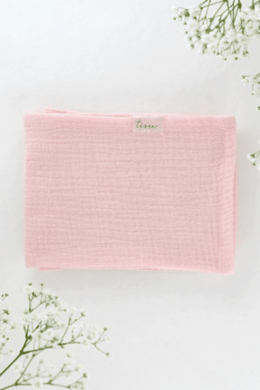 TISU muslin, Baby Pink